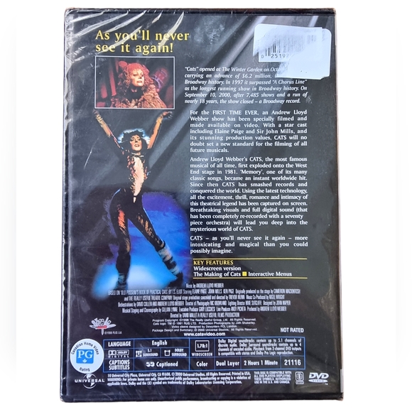 CATS The Musical Bundle~2 Vinyl Records Commemorative Edition DVD New - Picture 4 of 6